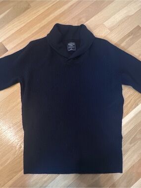 Abercrombie & Fitch Navy Blue Turtleneck Sweater